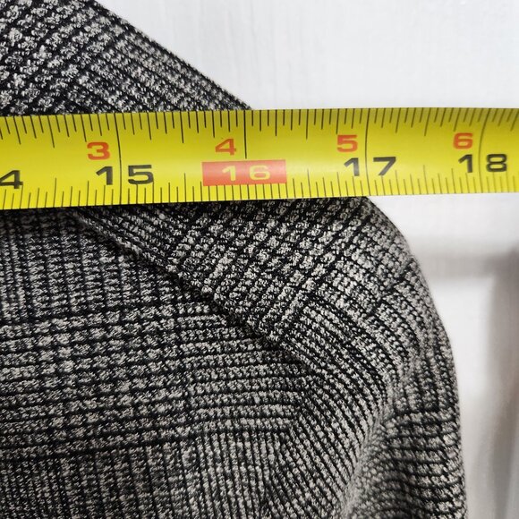 Allsaints Check Print Single Button Tie Waist Trench Coat - Picture 11 of 15